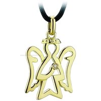 Collier Roberto Giannotti Femme Angeli in Or Diamante 0.01 Ct PZ391G - PZ391G